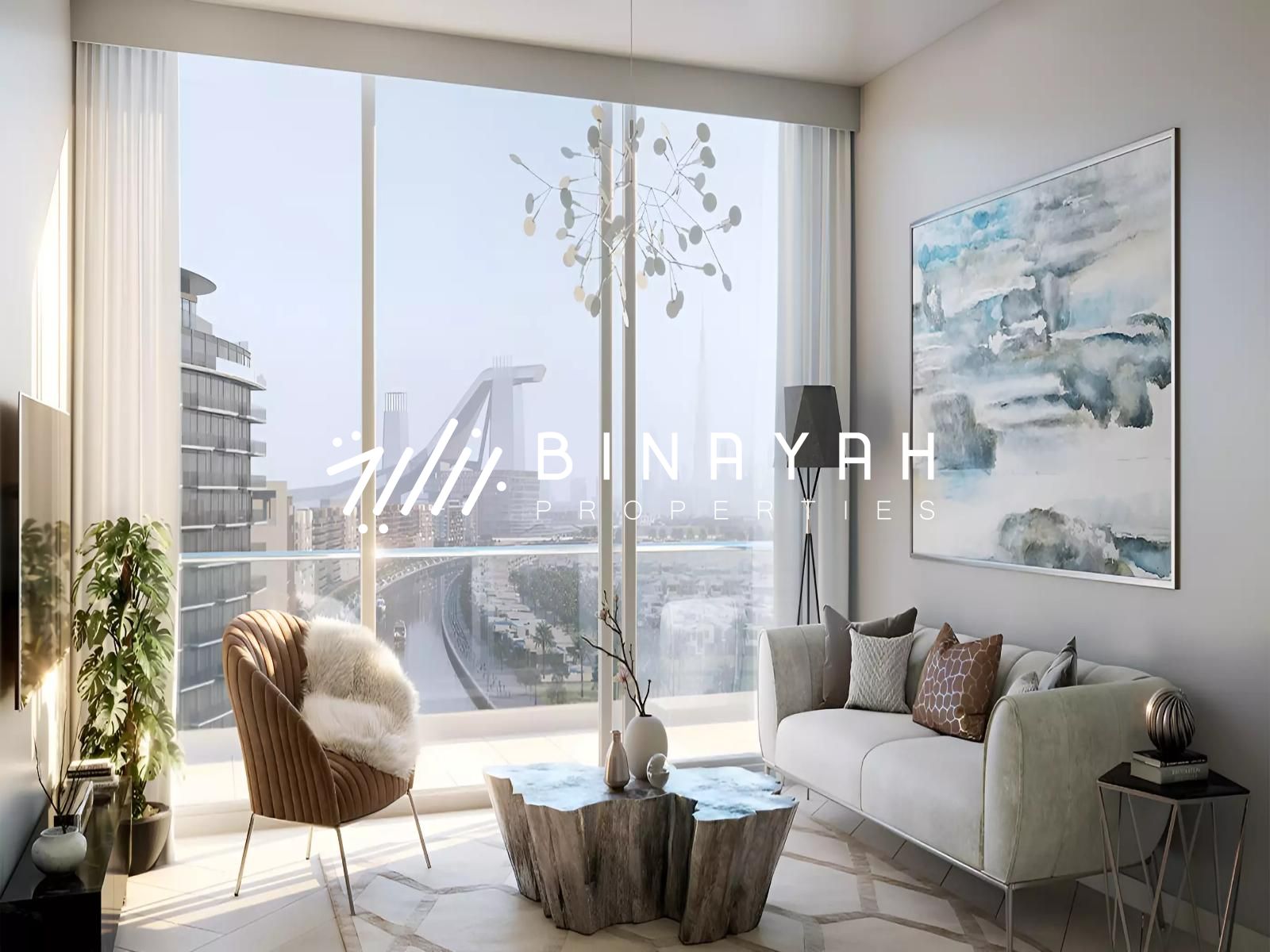 azizi-venice-3 Luxury Studio | Lagoon View | Low Floor