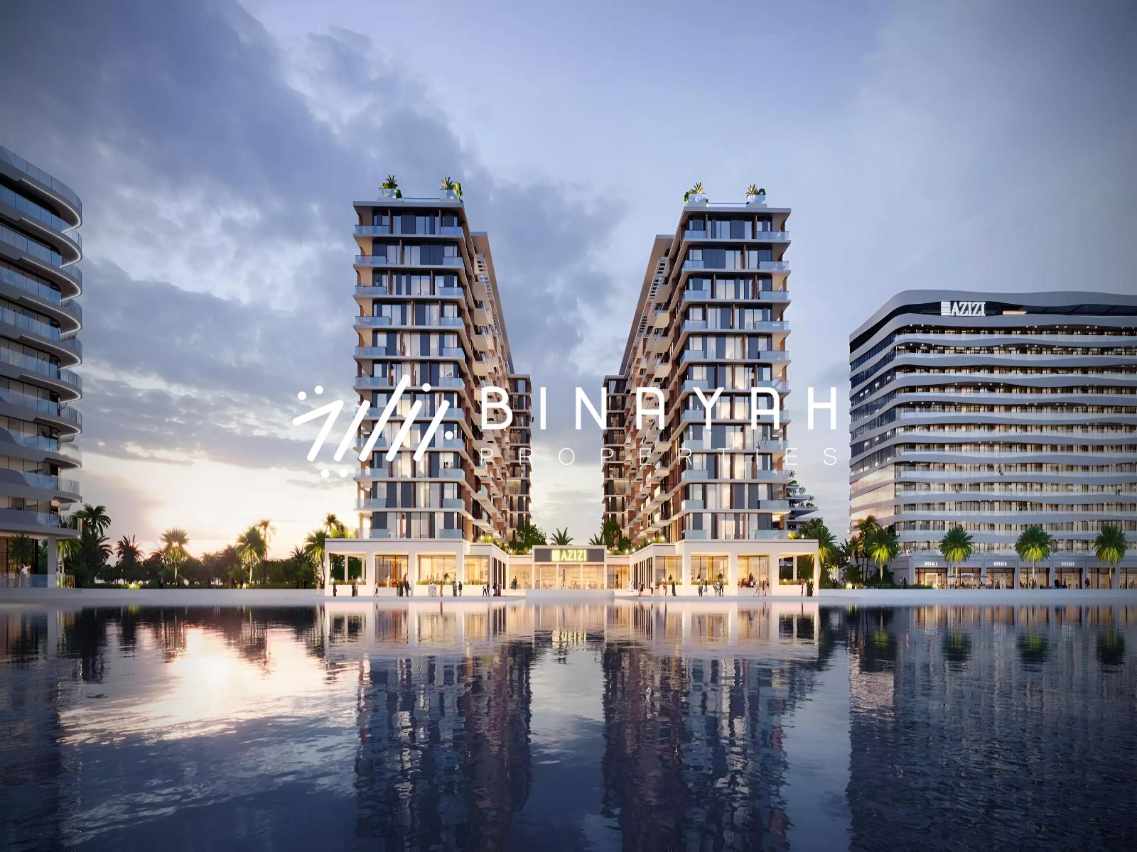 azizi-venice-4 Luxury Studio | Lagoon View | Low Floor