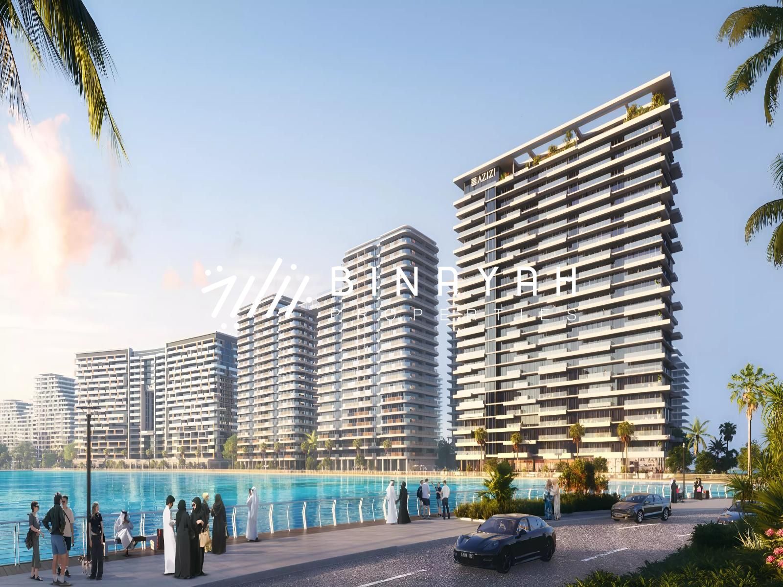azizi-venice-7 Luxury Studio | Lagoon View | Low Floor