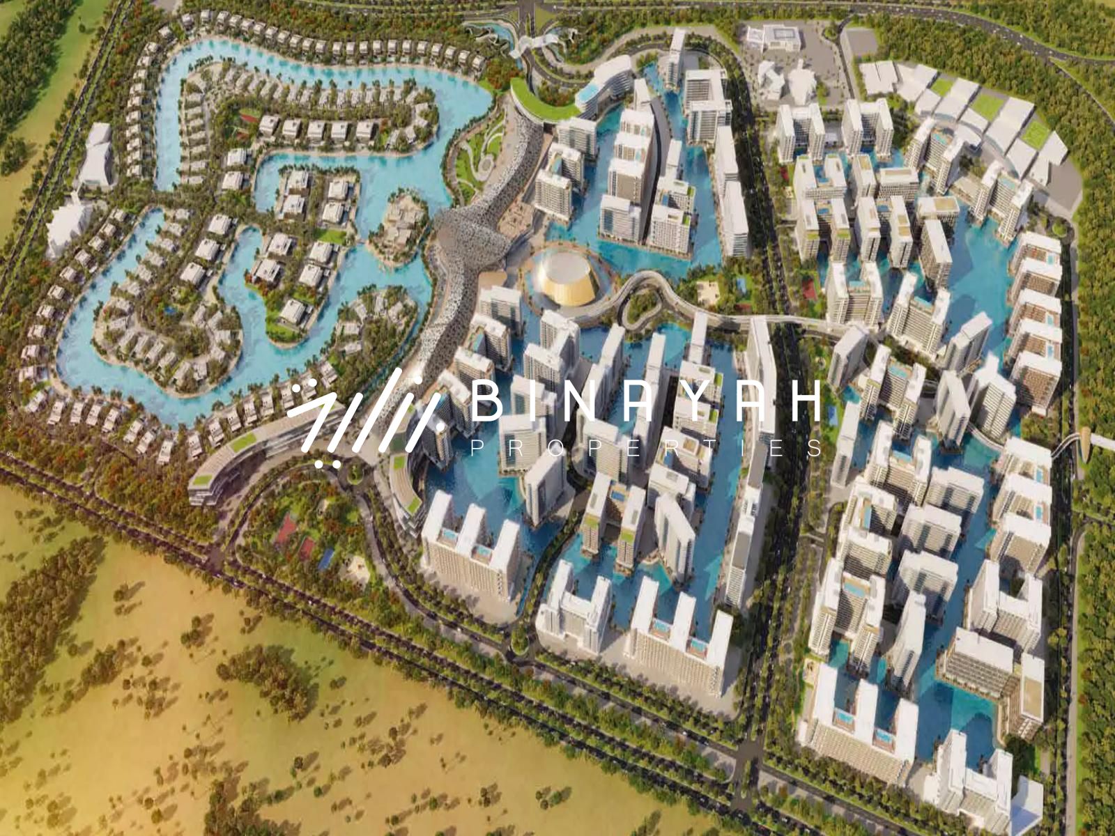 azizi-venice-9 Luxury Studio | Lagoon View | Low Floor