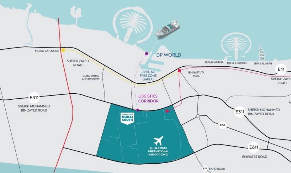 Dubai South Location