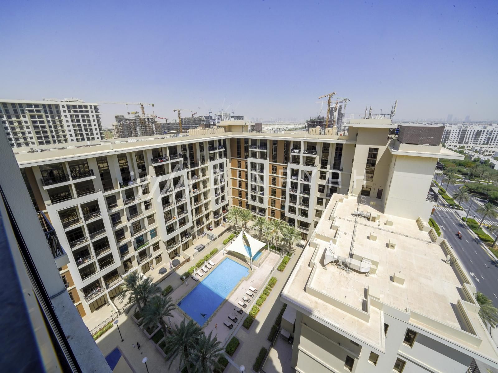 Spacious 1BR | Vacant | Pool View | High Floor