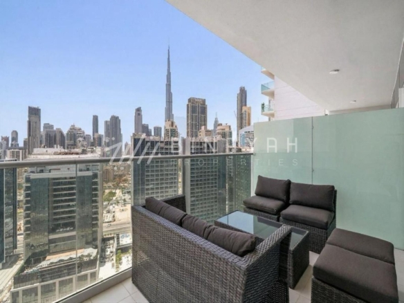 2BR | Furnished | Burj Khalifa View | High Floor